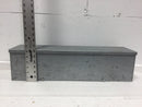 Milbank 624-GSC3R-NK-NP 6x24X6 Screw Cover Wireway Type 3R UL Listed Steel No Knockouts ANSI 61 Gray Quad D Knockout For Lock