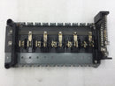 GE General Electric 10 Space/20 Circuit 100 Amp Old Style Panel Guts w/Isolated Terminal/Neutral Bar 7" X 13.5"