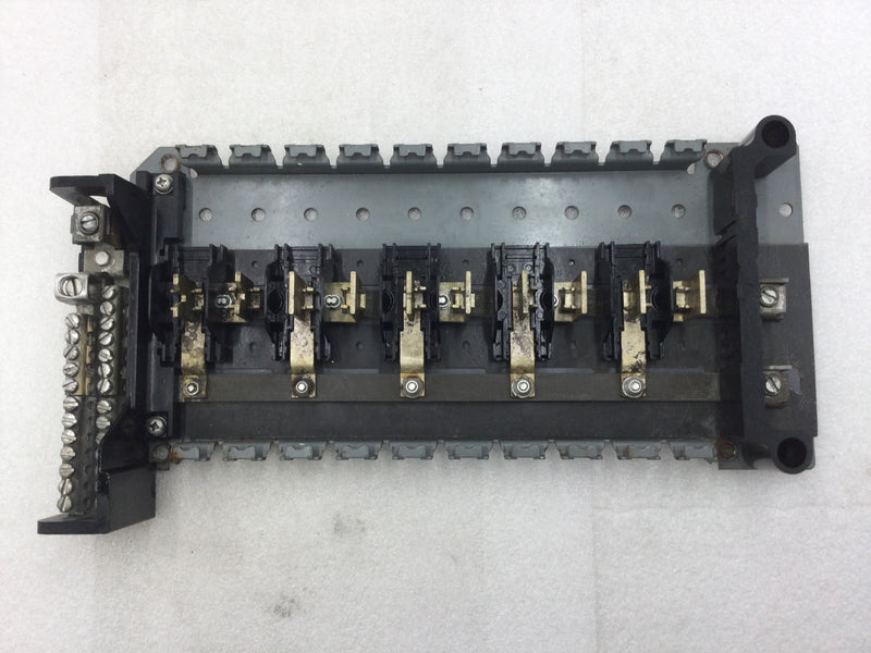 GE General Electric 10 Space/20 Circuit 100 Amp Old Style Panel Guts w