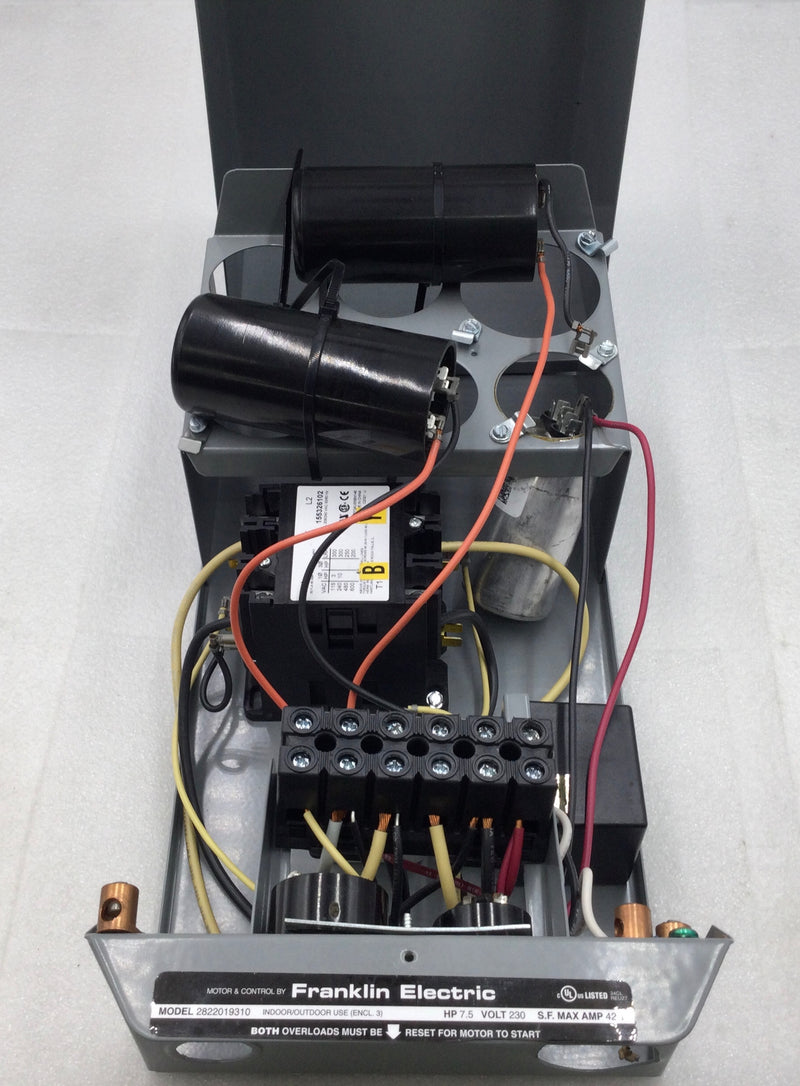 Franklin Electric 2822019310 42.1 Amp 2-Pole 230V Control Panel