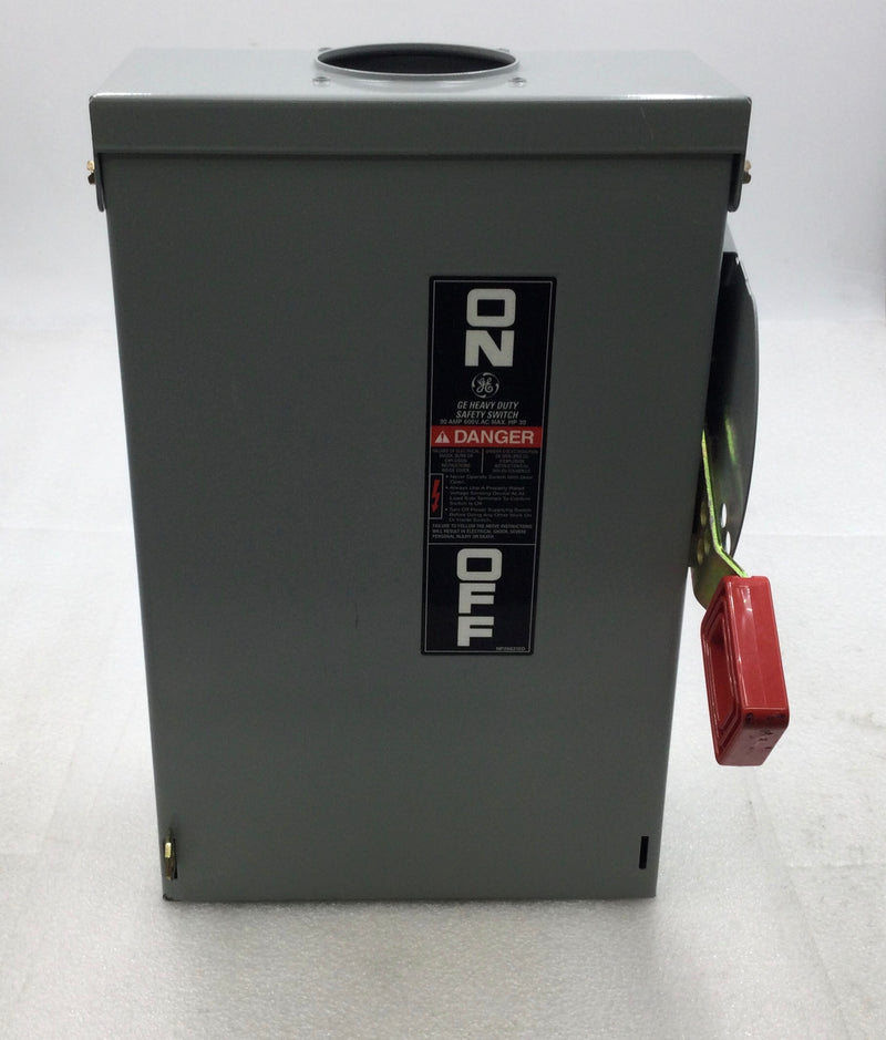 GE/General Electric THN3361R 30 Amp 3-Pole 600V Safety Switch