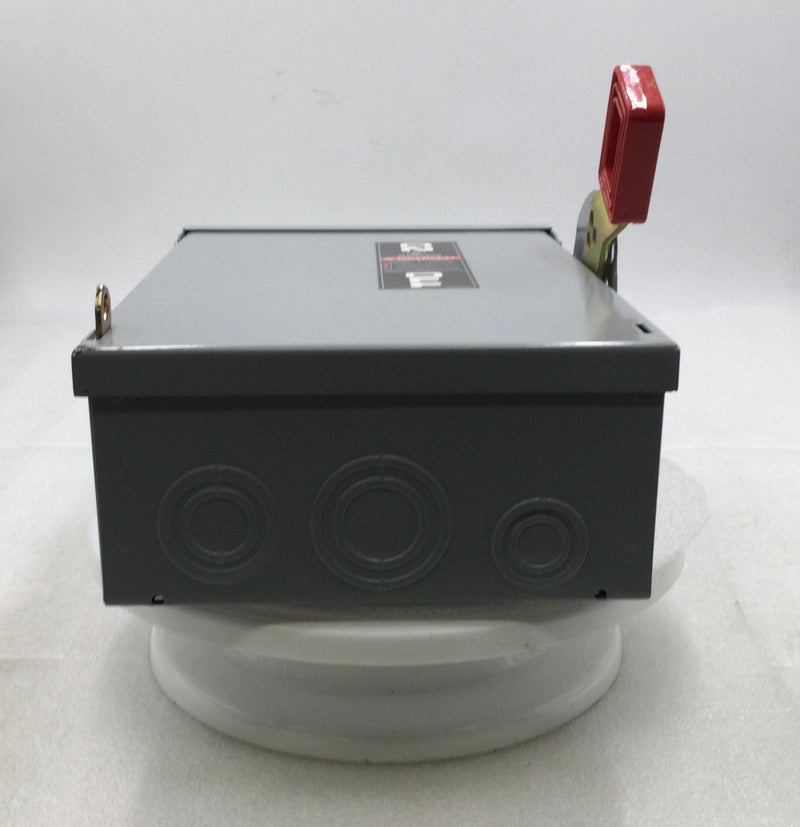 GE/General Electric THN3361R 30 Amp 3-Pole 600V Safety Switch