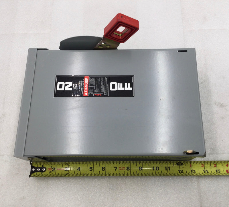 GE/General Electric THN3361R 30 Amp 3-Pole 600V Safety Switch