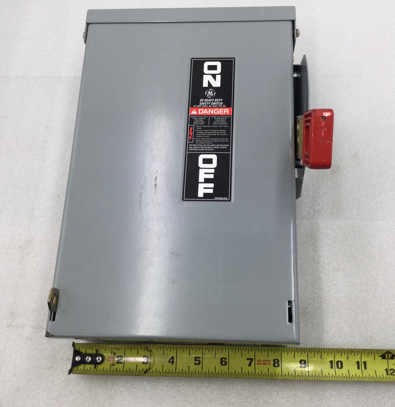 GE/General Electric THN3361R 30 Amp 3-Pole 600V Safety Switch
