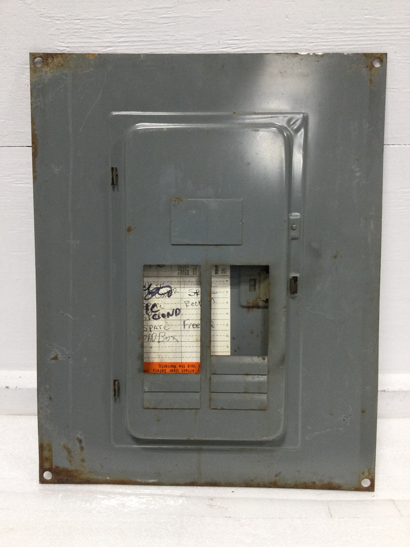 Square D QOC16U 16 Space 120/240V Panel Door Only w/Main 18" x 14 1/4"