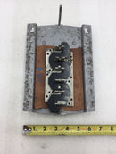 Westinghouse B10-20 FNG/SNG 100 Amp 6 Space/12 Circuit Load Center 120/240 VAC Guts Only  6.5" X 9"