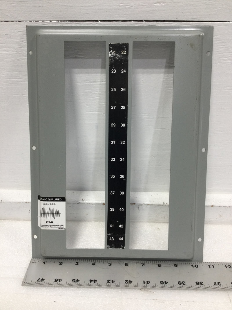 Eaton 12 Space 120/240V Dead Front Only 14" x 10 5/8"
