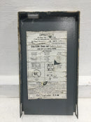 Eaton/Cutler-Hammer 60 Amp 240V Disconnect Cover Only 8 1/2" x 5 3/4"