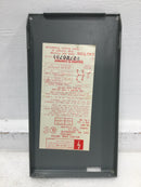 Square D QO260NATR 60 Amp 2 Space 240V Disconnect Cover Only 9 1/4" x 5 1/8"