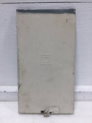 Square D QO2100BNRB 100 Amp 120/240V Enclosure Cover Only 13" x 7 1/8"