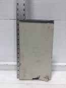 Square D QO2100BNRB 100 Amp 120/240V Enclosure Cover Only 13" x 7 1/8"