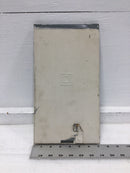 Square D QO2100BNRB 100 Amp 120/240V Enclosure Cover Only 13" x 7 1/8"