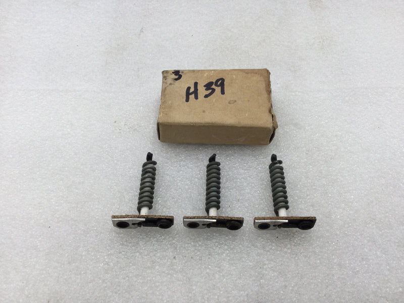 Westinghouse H39 F Series Overload Heater Element - Lot of 3