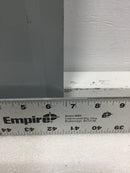 Dead Front Only with Main 20 Space 36" x 6 1/2"