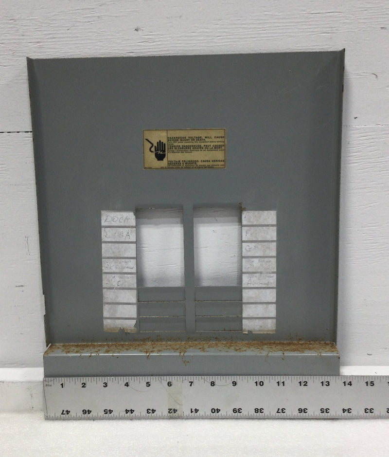 16 Space 120/240V Dead Front Only 16 5/8" x 13 7/8"