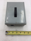 Eaton GP111N Single Throw Fusible General Duty Safety Switch 30 Amp 120 VAC Single Pole 5" X 7"