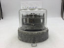 GE General Electric AR5 Type I-30-A Glass Dome Power Meter 240 VAC 3 Wire