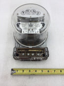 GE General Electric AR5 Type I-30-A Glass Dome Power Meter 240 VAC 3 Wire