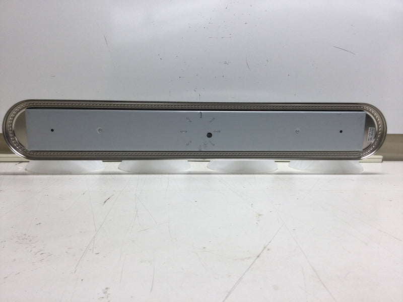 Progress Lighting P3269-09 Brushed Nickel Bathroom Vanity Light 4 Lamp Fixture 100 Watt Max Lamps