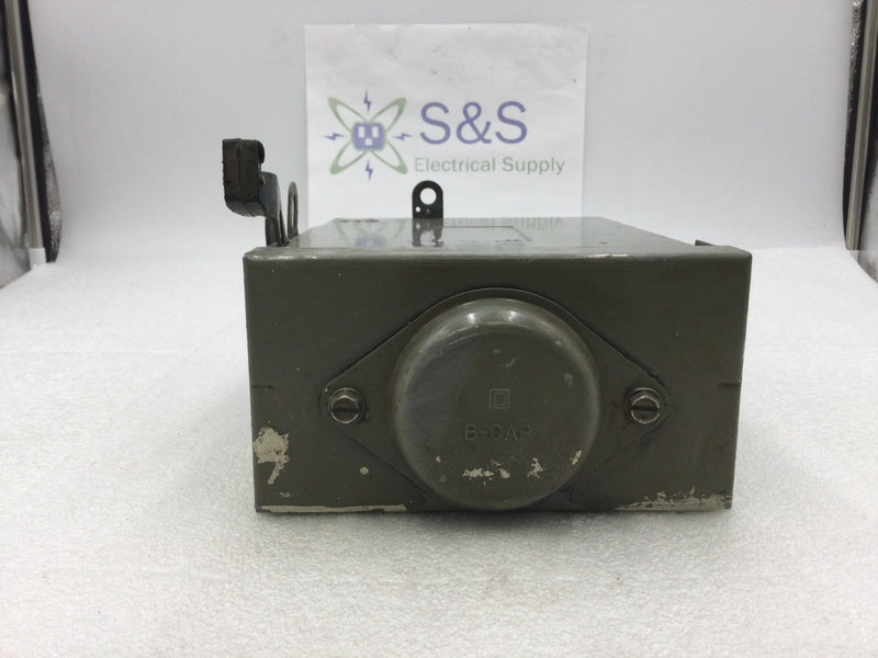 Square D D321NRB Outdoor 30 Amp 240 VAC 3 Pole Fusible Safety Switch Nema 3R Enclosure 6.5" X 9"