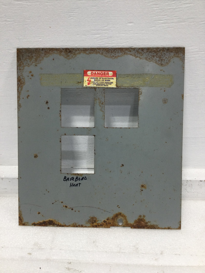 ITE EQ-6 6 Space Nema 3R Dead Front Only 10 3/4" x 9 7/8"