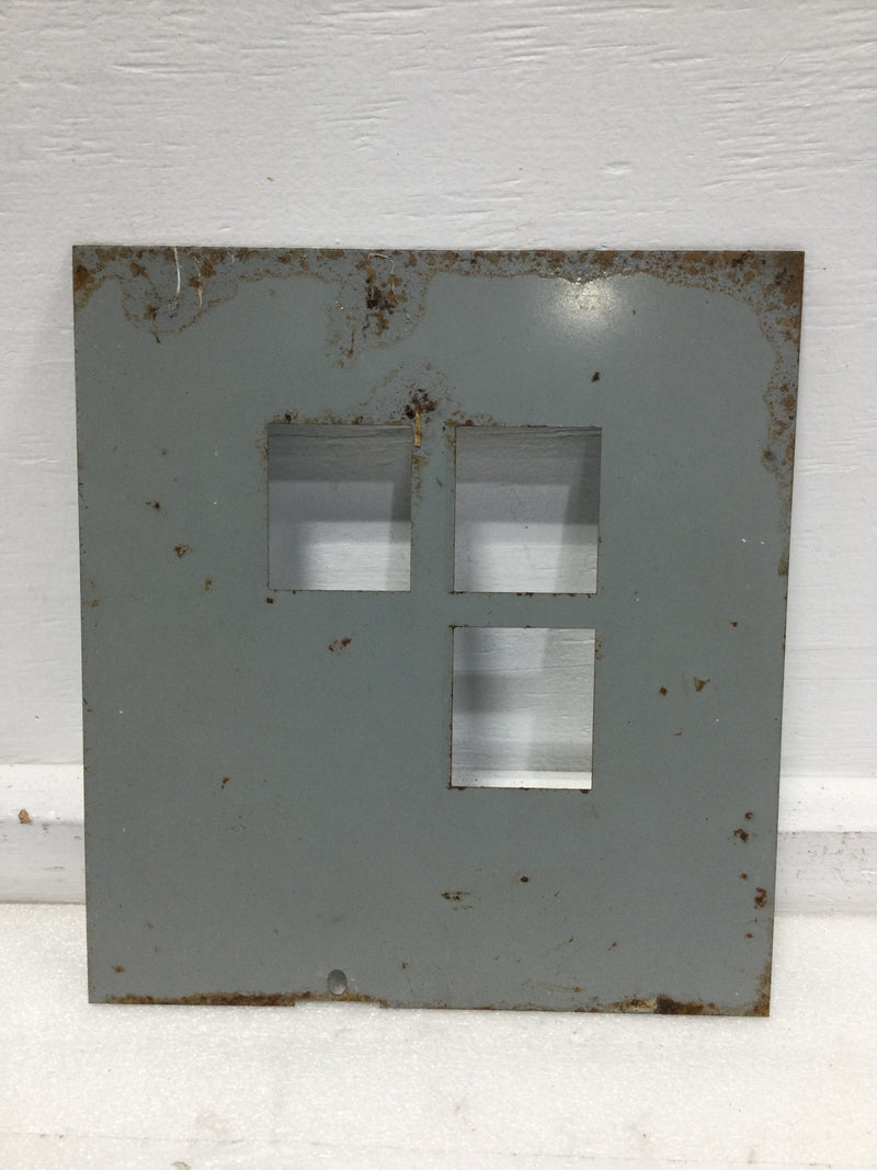 ITE EQ-6 6 Space Nema 3R Dead Front Only 10 3/4" x 9 7/8"