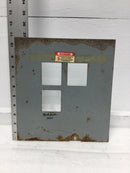 ITE EQ-6 6 Space Nema 3R Dead Front Only 10 3/4" x 9 7/8"