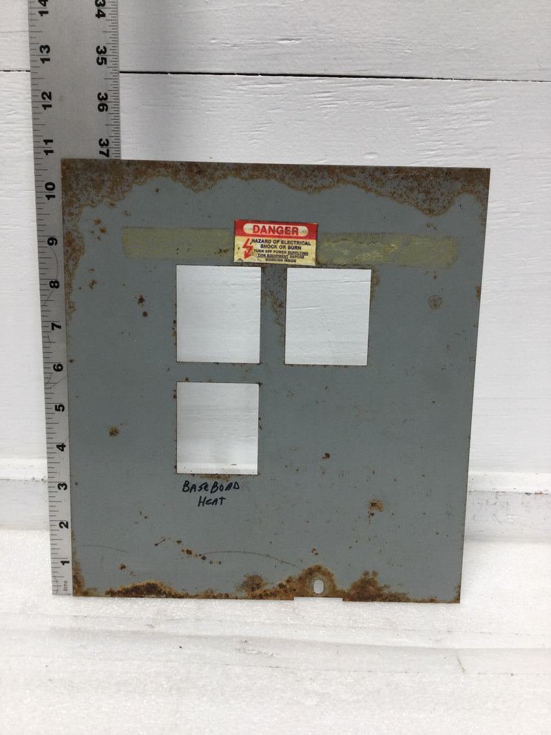 ITE EQ-6 6 Space Nema 3R Dead Front Only 10 3/4" x 9 7/8"