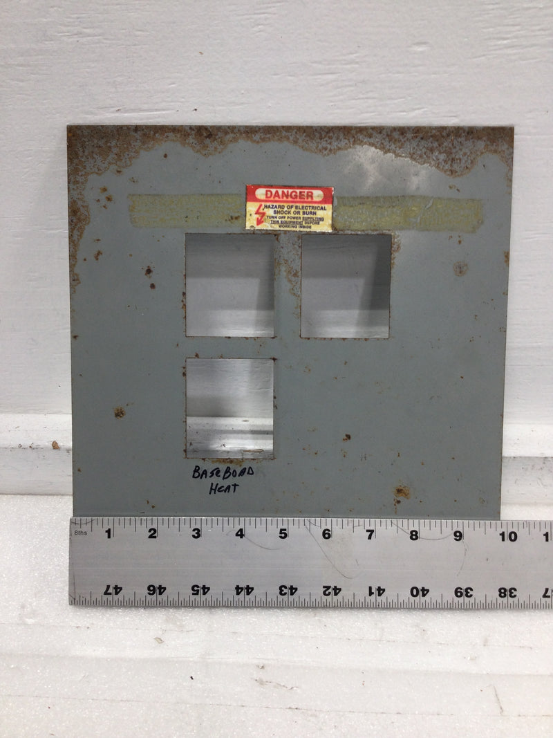 ITE EQ-6 6 Space Nema 3R Dead Front Only 10 3/4" x 9 7/8"