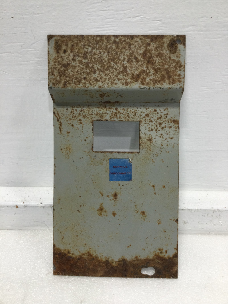 Nema 3R Disconnect Dead Front Only 10 1/8" x 5 1/2"