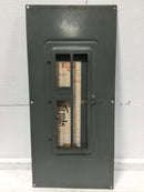 Square D QOC-42W 42 Space 120/240V Panel/Door Only 30 5/8" x 14 1/4"
