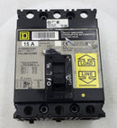 Square D FAL360151586 15 Amp 3 Pole 600V Circuit Breaker