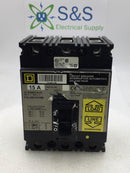 Square D FAL360151586 15 Amp 3 Pole 600V Circuit Breaker