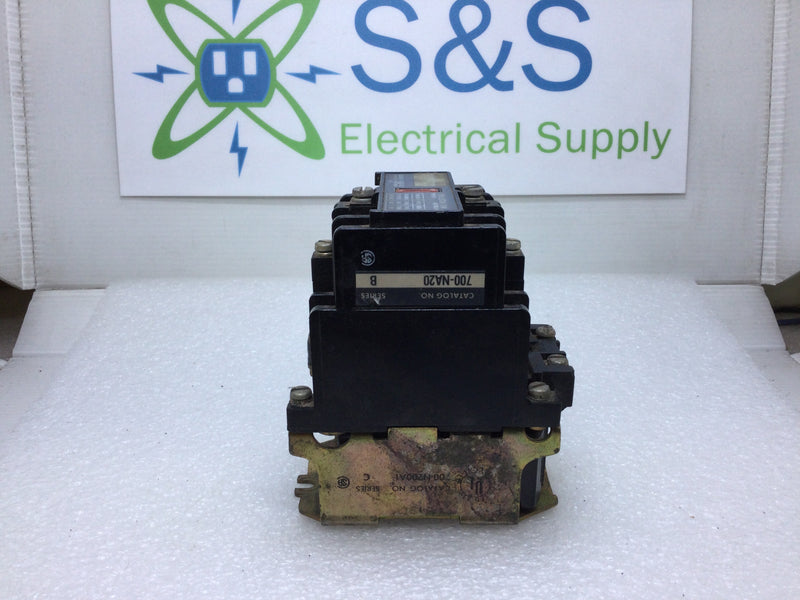 Allen Bradley 700-NA20 Bulletin 700 Series B Type N AC Relay NEMA A300