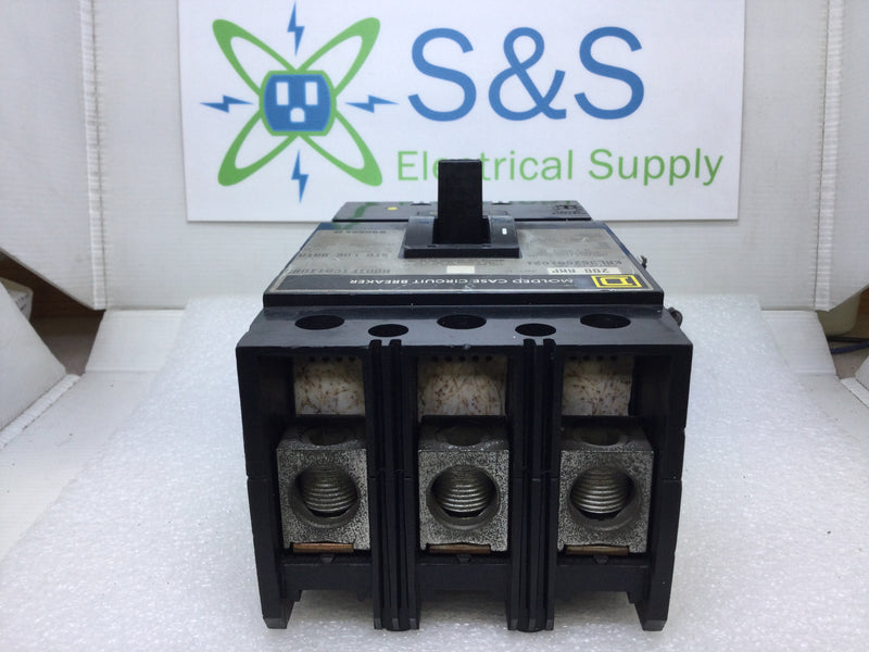 Square D KAL362001021 200 Amp 3 Pole 600 Volt w/120/240V Shunt Trip Circuit Breaker