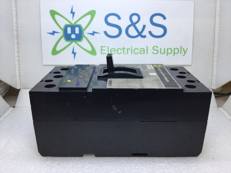Square D KAL362001021 200 Amp 3 Pole 600 Volt w/120/240V Shunt Trip Circuit Breaker
