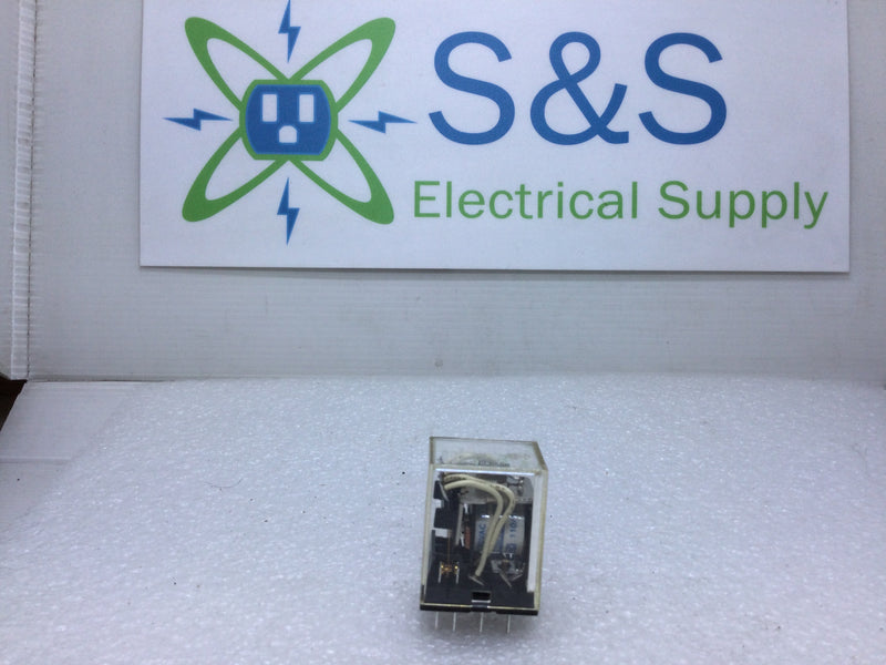 Omron MY4Z Coil base Square Base Plug In Relay 14-Blades 110-120VAC Coil