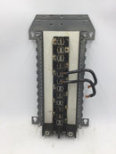 FPE 12 Space Panel Guts w/Jumper Cables and Mounting Lugs 9" x 17"