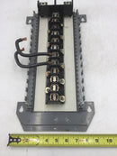 FPE 12 Space Panel Guts w/Jumper Cables and Mounting Lugs 9" x 17"