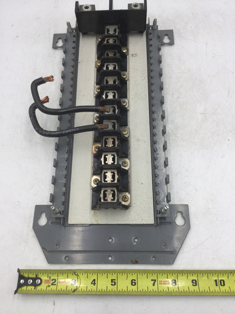 FPE 12 Space Panel Guts w/Jumper Cables and Mounting Lugs 9" x 17"