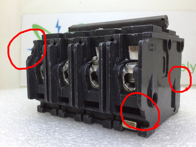 ITE/Siemens EQ9685 200 Amp 4 Pole 120/240v Circuit Breaker - Cosmetic Flaw