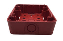 Gentex Corp GSB 901-0173-000 Red Surface Back Box 6" x 4 3/4"