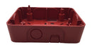 Gentex Corp GSB 901-0173-000 Red Surface Back Box 6" x 4 3/4"