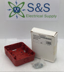 Gentex Corp GSB 901-0173-000 Red Surface Back Box 6" x 4 3/4"