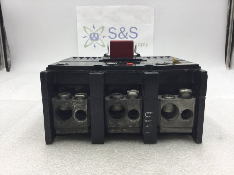 GE General Electric THJK436F000 3 Pole 400 Amp Circuit Breaker with 225 Amp Trip Setting and Shunt Trip Output