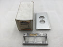 Wiremold AL3146BD Duplex Receptacle Bracket and Cover for AL3100 Series Raceway