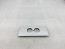 Wiremold AL3146BD Duplex Receptacle Bracket and Cover for AL3100 Series Raceway