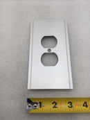 Wiremold AL3146BD Duplex Receptacle Bracket and Cover for AL3100 Series Raceway