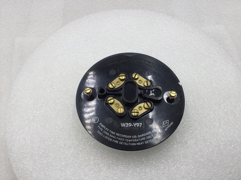 Simplex 2098-9445 135 Degree Fixed Temperature Heat Detector with 2 NO Circuits