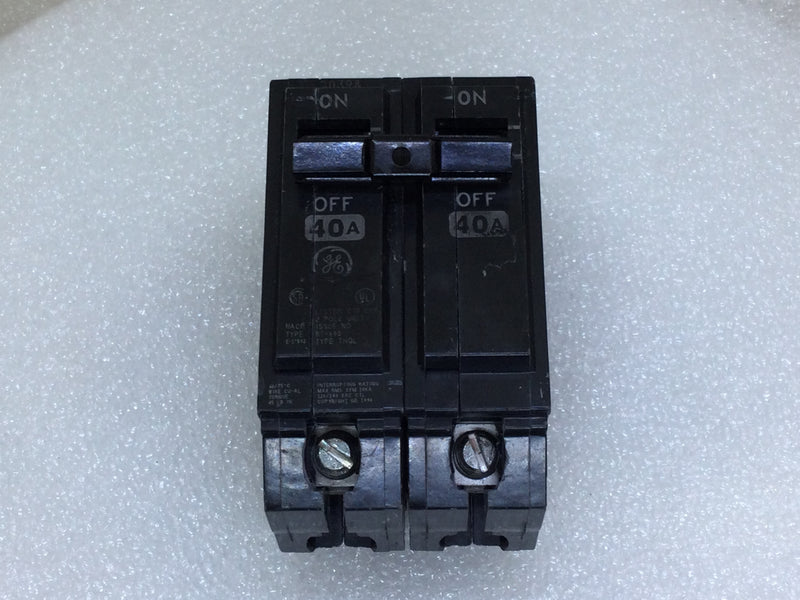 General Electric THQL2140 40 Amp 2 Pole 120/240V Circuit Breaker